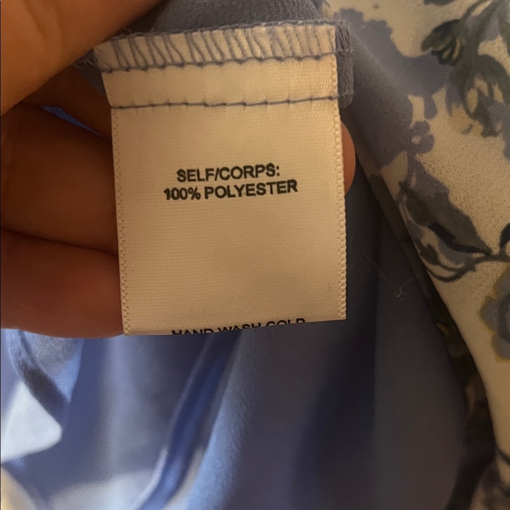 Rose & Olive Light Blue Printed Halter Camisole - Picture 3 of 10